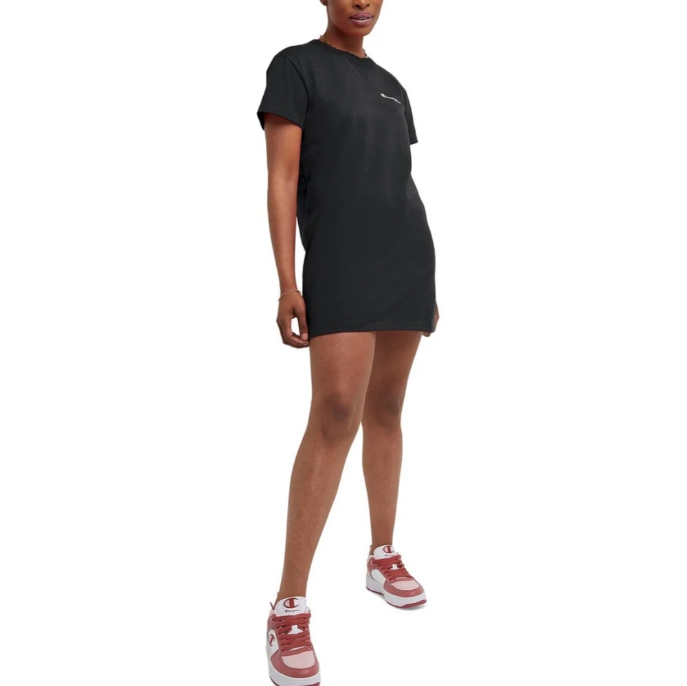 Champion Black Mini T-shirt Dress for Women
